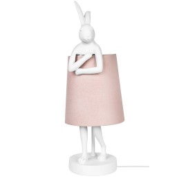 KARE lampa stołowa RABBIT biała / różowa