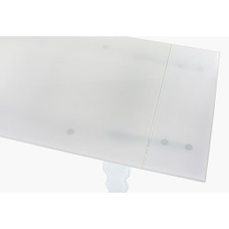 Stół szklany VENDOME OPTI WHITE biały - 200/300