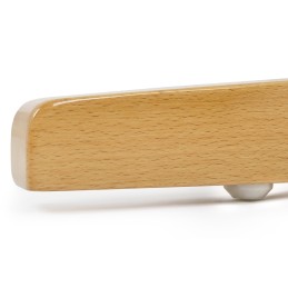 Fotel BIRD biały - włókno szklane, drewno, metal