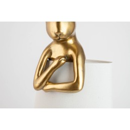 KARE lampa stołowa RABBIT złota / biała