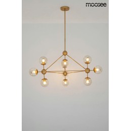 MOOSEE lampa wisząca ASTRIFERO 10 złota / bursztynowa