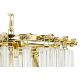 Lampa wisząca MURANO S złota - szkło, metal