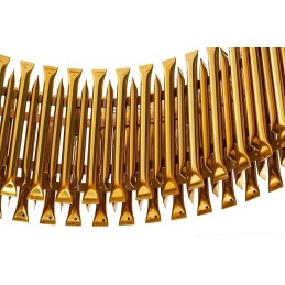 Lampa wisząca GALLIANO ciemne złoto - aluminium, stal węglowa