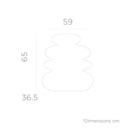 NEW GARDEN lampa ogrodowa BALANS BATTERY biała