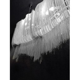 Lampa wisząca ATLANTA LONG - aluminium, stal