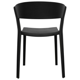 Krzesło JASPER czarne - polipropylen