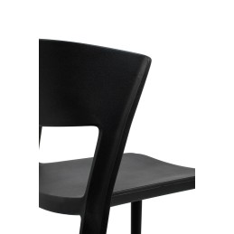 Krzesło JASPER czarne - polipropylen