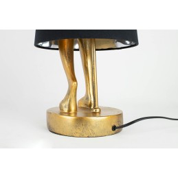 KARE lampa stołowa RABBIT złota / czarna