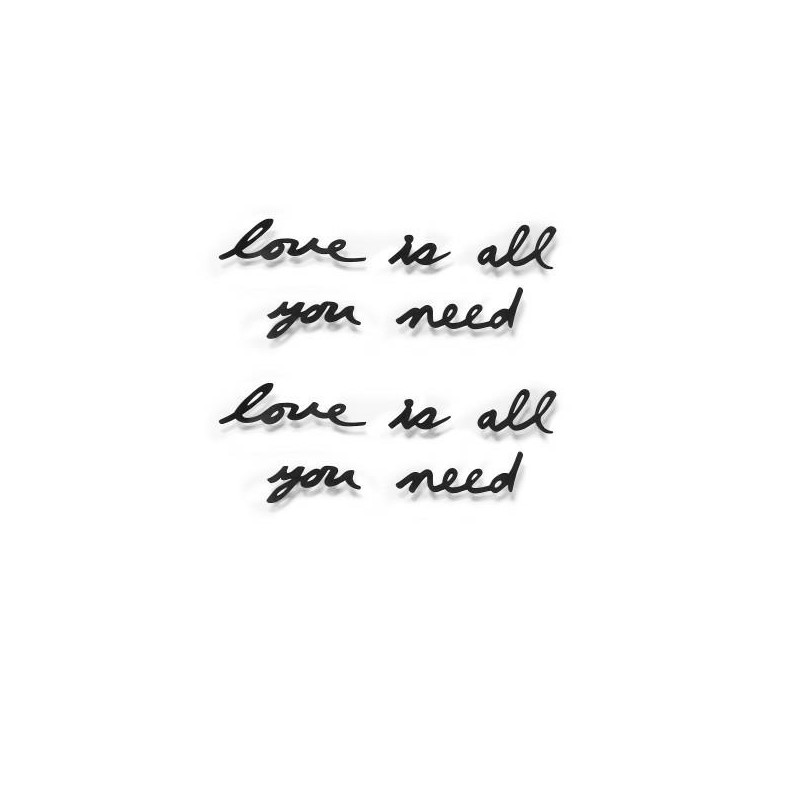 UMBRA dekoracja ścienna MANTRA LOVE