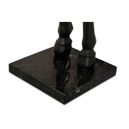 Lampa podłogowa KOŃ HORSE STAND S czarna - włókno szklane