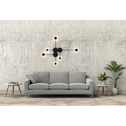 MOOSEE lampa ścienna SHADOW MULTI czarna