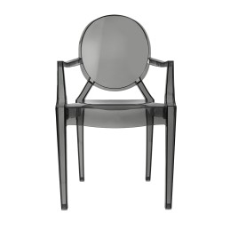 Krzesło LOUIS dymione - poliwęglan