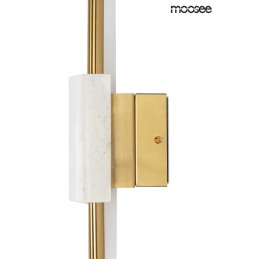 MOOSEE lampa ścienna EVANS biała / złota