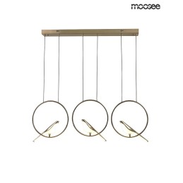 MOOSEE lampa wisząca BIRD LINE złota