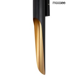 MOOSEE lampa ścienna CONTEO WALL czarna / złota