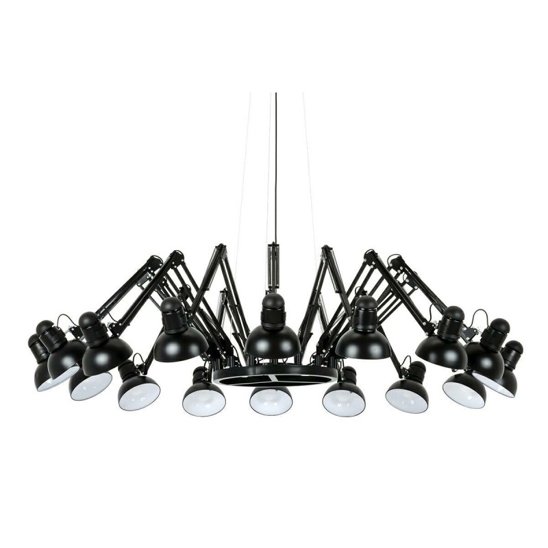 Lampa wisząca RAGNO 16 czarna - aluminium