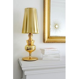 Lampa biurkowa QUEEN 18 złota