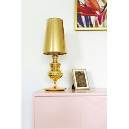 Lampa biurkowa QUEEN 18 złota