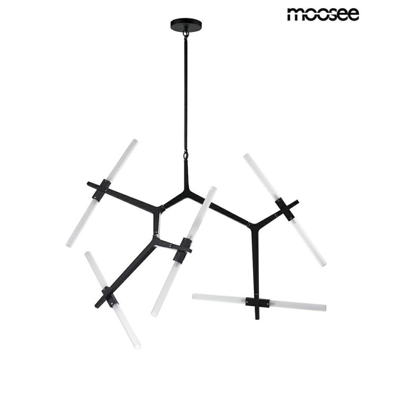MOOSEE lampa wisząca CANDELABR 10 czarna