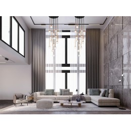 Lampa wisząca CANNON DISC 16 miedziana