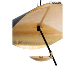 MOOSEE lampa wisząca STING RAY 40 czarna / złota