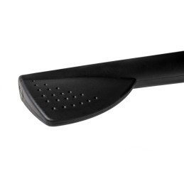 Fotel biurowy LOUNGE BUSINESS biały - sklejka orzech,włoska skóra naturalna, stal polerowana