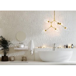 MOOSEE lampa wisząca SPLIT 6 złota