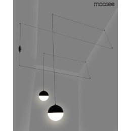 MOOSEE lampa ścienna BOWL DUO czarna