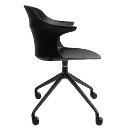 Krzesło biurowe obrotowe BRAZO czarne