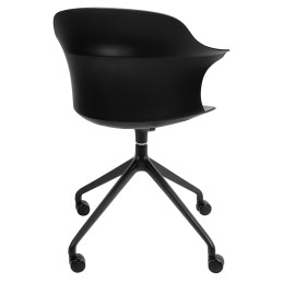 Krzesło biurowe obrotowe BRAZO czarne