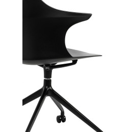 Krzesło biurowe obrotowe BRAZO czarne
