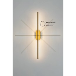 MOOSEE lampa ścienna TOBIA złota