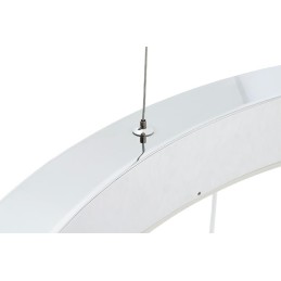 Lampa wisząca RING 100 srebrna - LED, stal polerowana