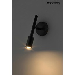 MOOSEE lampa ścienna PRISMA czarna