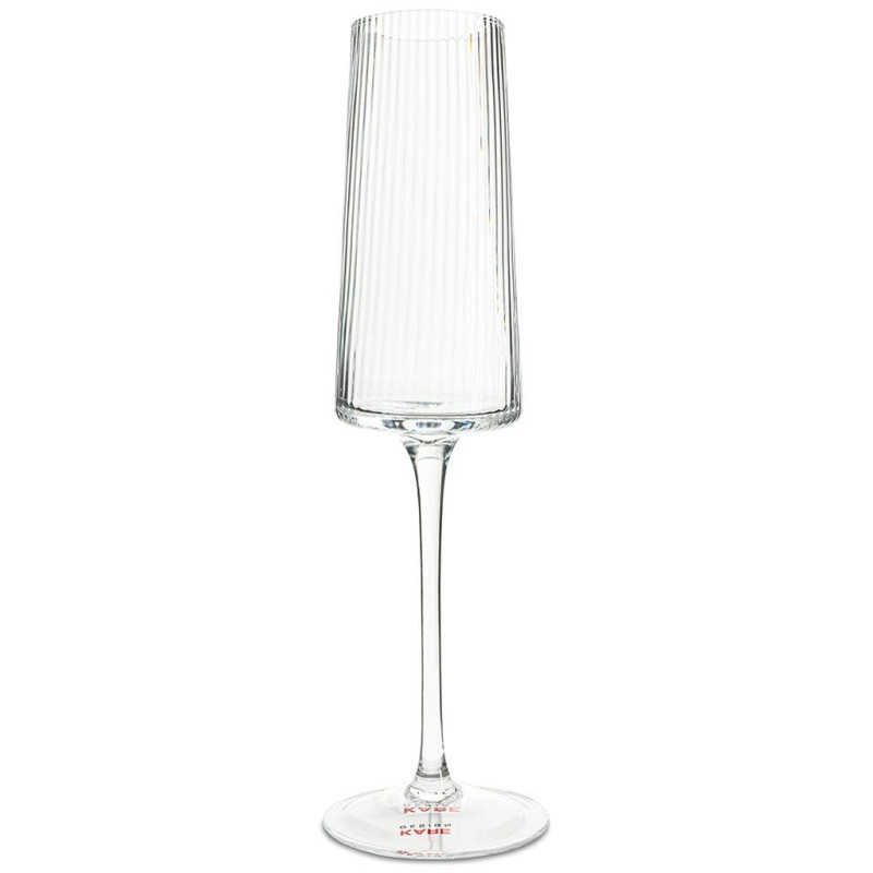 KARE kieliszek do szampana RIFFLE 215 ml transparentny