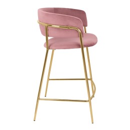 Krzesło barowe DELTA 65 różowe