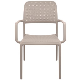 Krzesło SPARK brązowe coffee - polipropylen