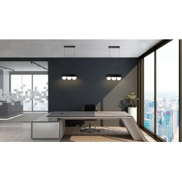 MOOSEE lampa wisząca DROPS 3 czarna