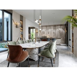 MOOSEE lampa wisząca LIBRA 60 ON złota