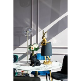 KARE lampa stołowa RABBIT złota / czarna