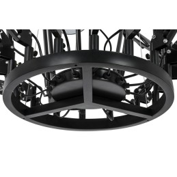 Lampa wisząca RAGNO 16 czarna - aluminium