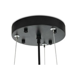 Lampa wisząca RAGNO 16 czarna - aluminium
