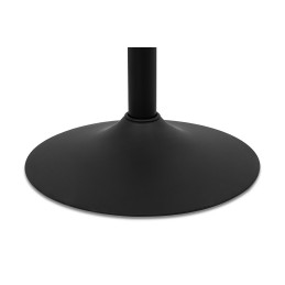 Krzesło barowe WRAPP regulowane czarne