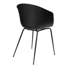 Krzesło RALF czarne - polipropylen, metal King home - 3