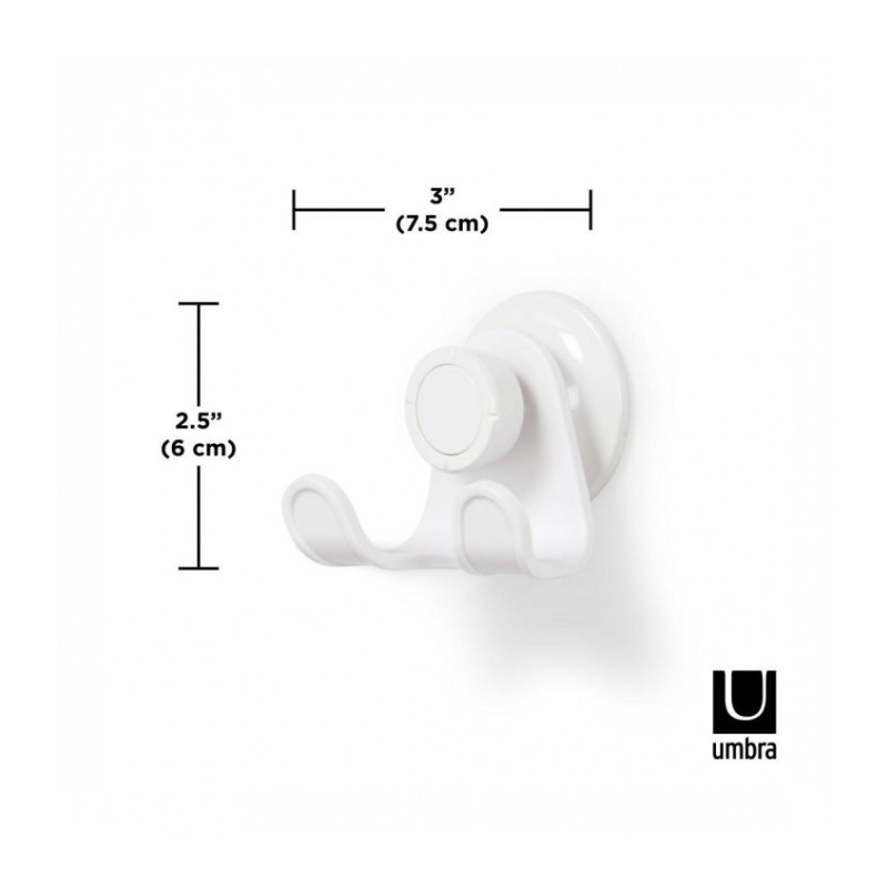 UMBRA wieszak pod prysznic FLEX biały Umbra - 1
