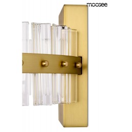 MOOSEE lampa ścienna SATURNUS WALL złota - LED, kryształ, stal szczotkowana Moosee - 4