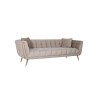 RICHMOND sofa HUXLEY KHAKI - welur, szczotkowane złoto Richmond interiors - 1
