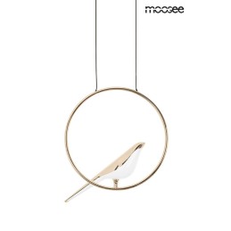 MOOSEE lampa wisząca BIRD złota