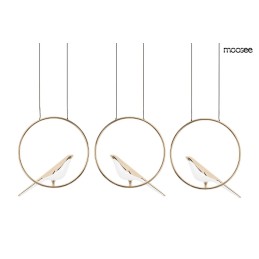 MOOSEE lampa wisząca BIRD LINE złota