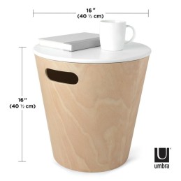 UMBRA stolik WOODROW biały - drewno Umbra - 2